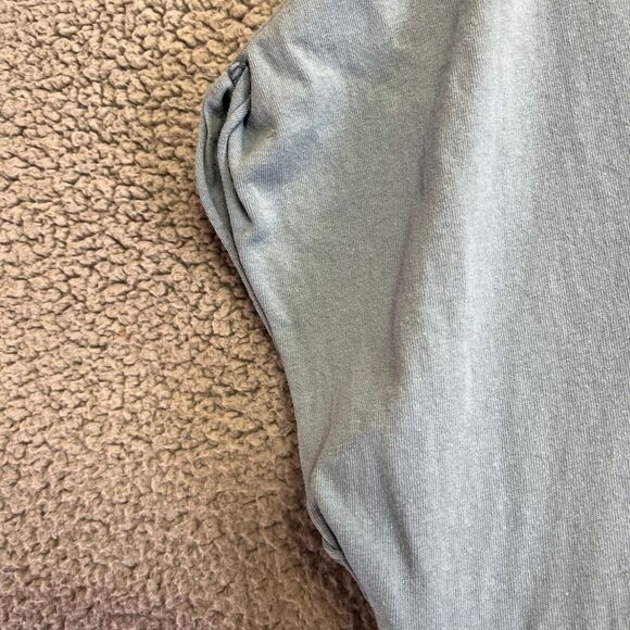 Urban Outfitters Babydoll Tunic Womens M Light Blue V-Neck Button Front Pockets - Picture 5 of 12